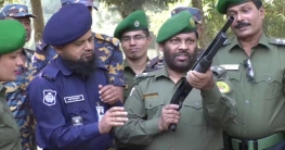 রংপুরে আনসার ও গ্রাম প্রতিরক্ষা বাহিনীর শর্টগান প্রশিক্ষন