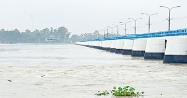 তিস্তার পানি বিপৎসীমা ছুঁই ছুঁই