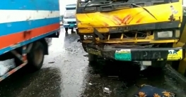 ফুলবাড়ীতে বৃষ্টিতে চাকা স্লিপ, ট্রাক-পিকআপ সংঘর্ষে নারী নিহত