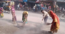 রংপুর নগরীতে চলছে পরিষ্কারপরিচ্ছন্নতার কাজ