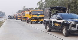 ৬০ ট্যাংকলরি জ্বালানি নিরাপদে পৌঁছে দিলো র‍্যাব