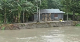 কুড়িগ্রামে কমতে শুরু করেছে নদ-নদীর পানি